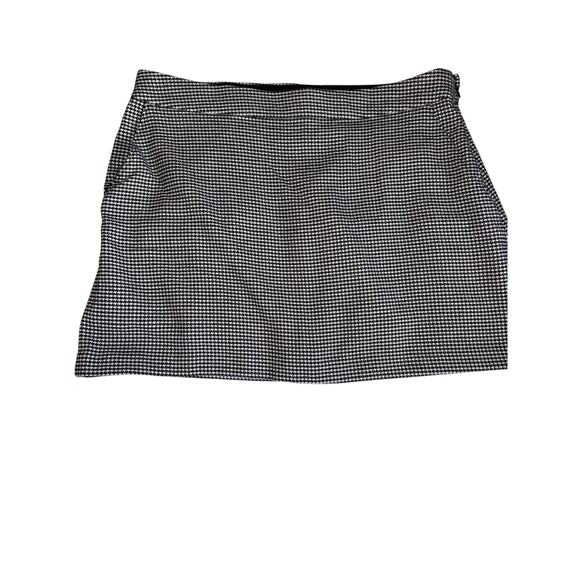 ABERCROMBIE & FITCH houndstooth skirt/skort size Large L - Picture 1 of 5